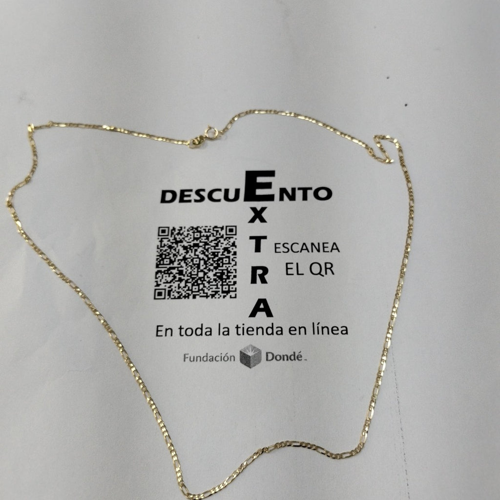 CADENAS CARTIER 3 1 AMARILLA ORO 14K 1.9 (NUEVO)