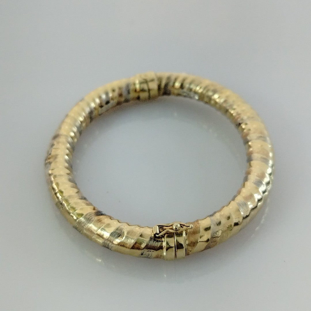 PULSERA RIGIDA ORO 14 K 14.4 GRMS (SEMINUEVO)