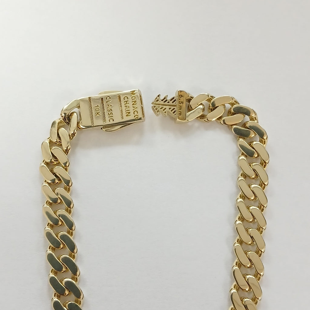 PULSERA MONACO ORO 10K 6.2 (NUEVO)