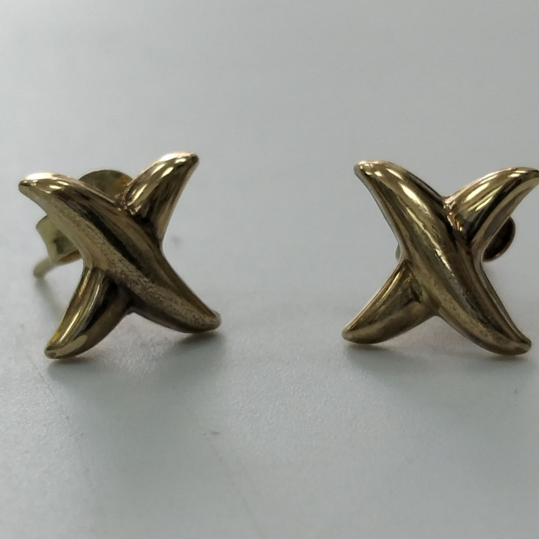 ARETES PAR ORO 10 K 1,00 GRMS (SEMINUEVO)