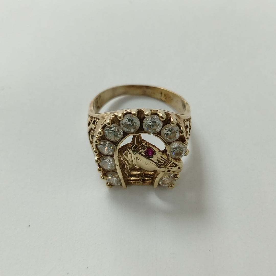 ANILLO ORO 10 K 6,90 GRMS (SEMINUEVO)
