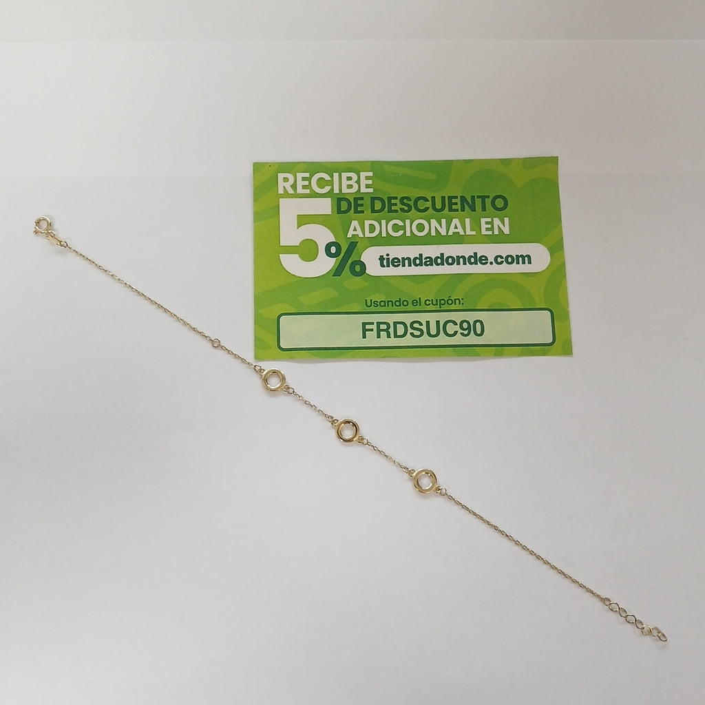 PULSERAS DAMA ORO 10K 1.1 (NUEVO)