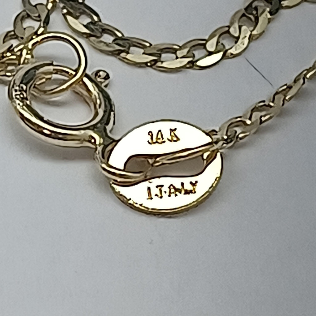 CADENAS BARBADA AMARILLA ORO 14K 2 (NUEVO)
