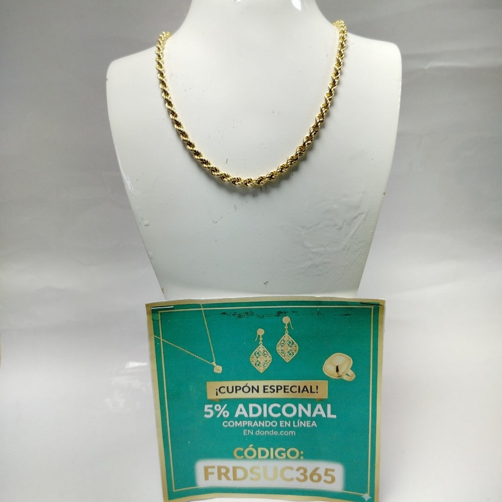 CADENA ORO 18 K 10.7 GRMS (SEMINUEVO)