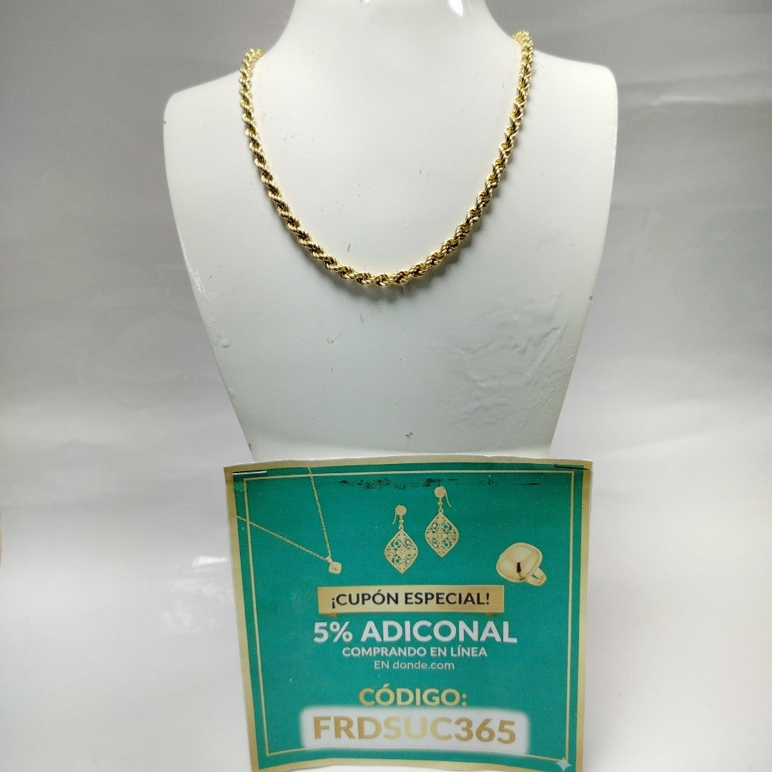 CADENA ORO 18 K 10.7 GRMS (SEMINUEVO)