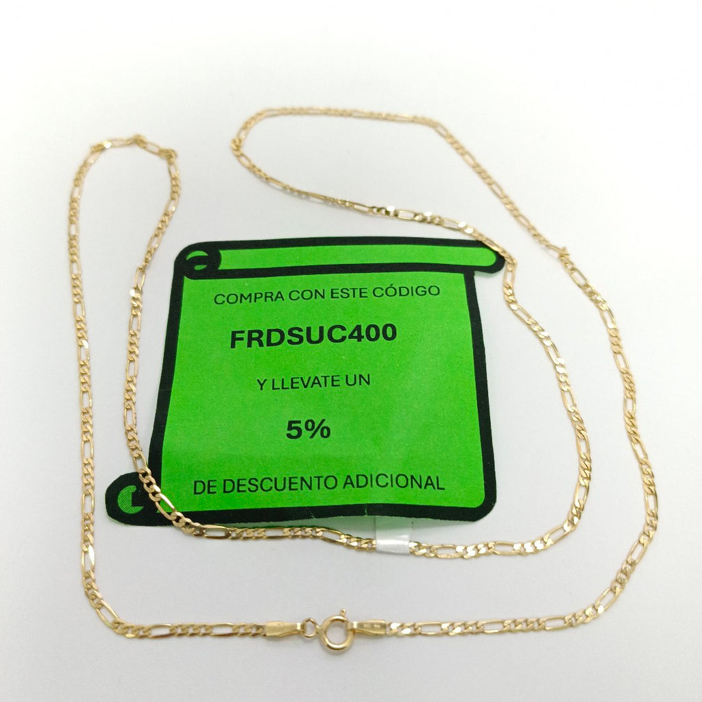 CADENAS CARTIER 3 1 AMARILLA ORO 14K 3.5 (NUEVO)