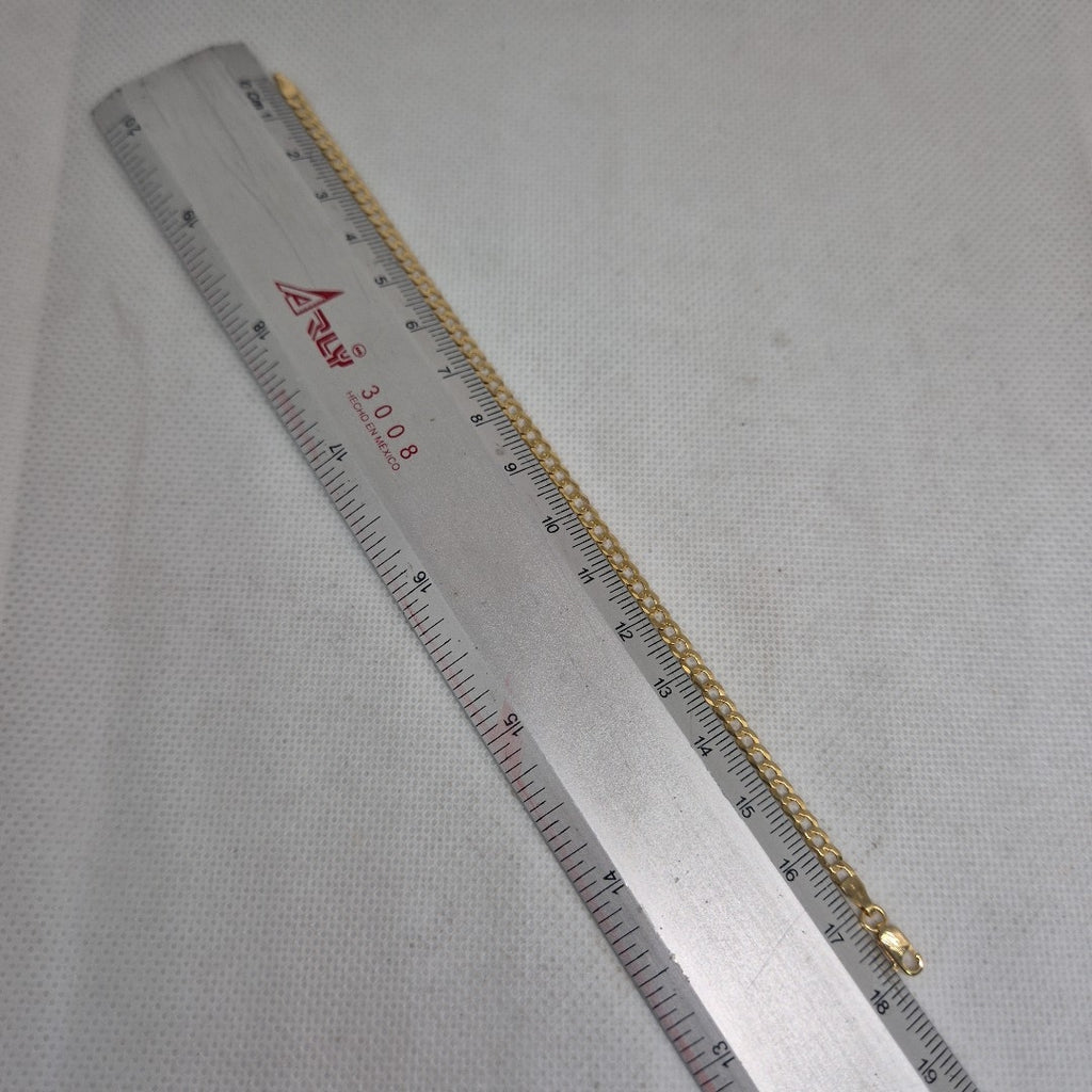 PULSERAS DAMA BARBADA AMARILLA ORO 14K 2.4 (NUEVO)