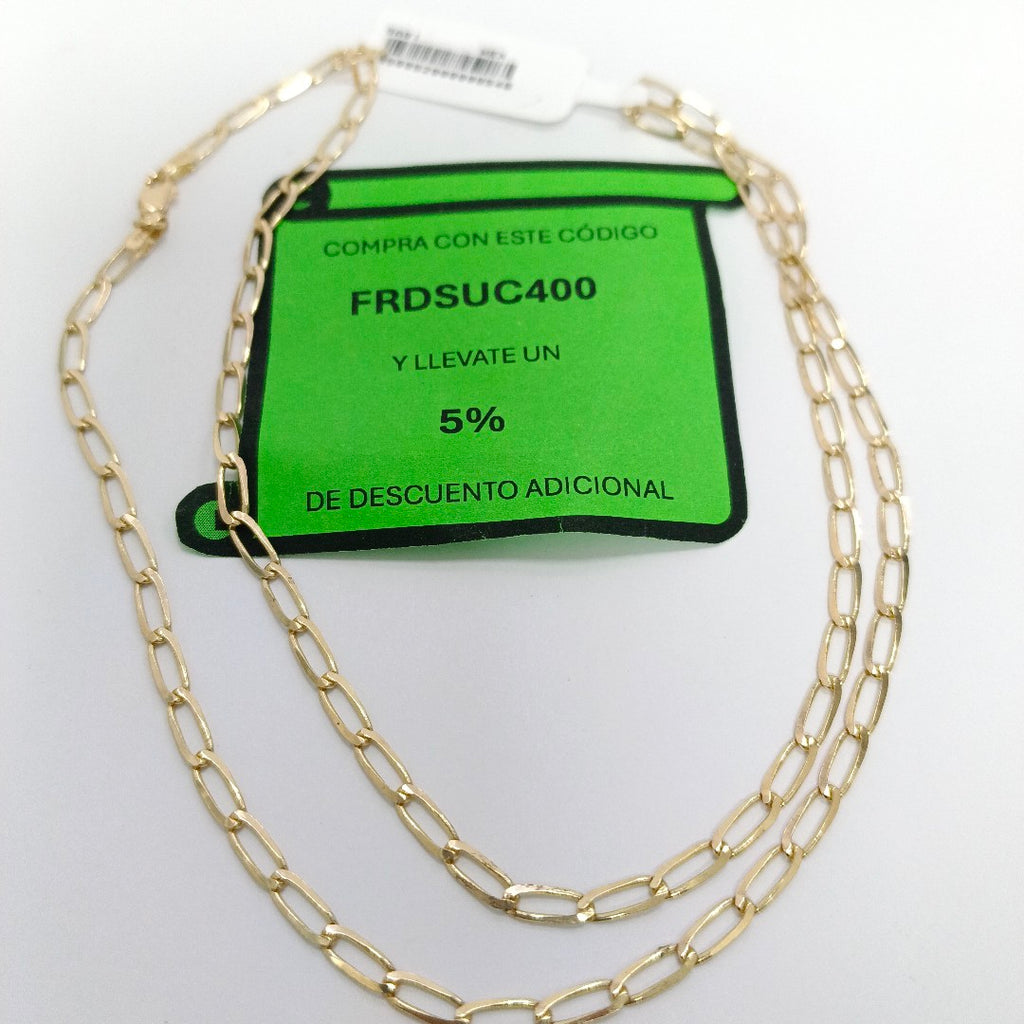CADENA TEJIDO ESLABONES 6.8G 55 CM (NUEVO)