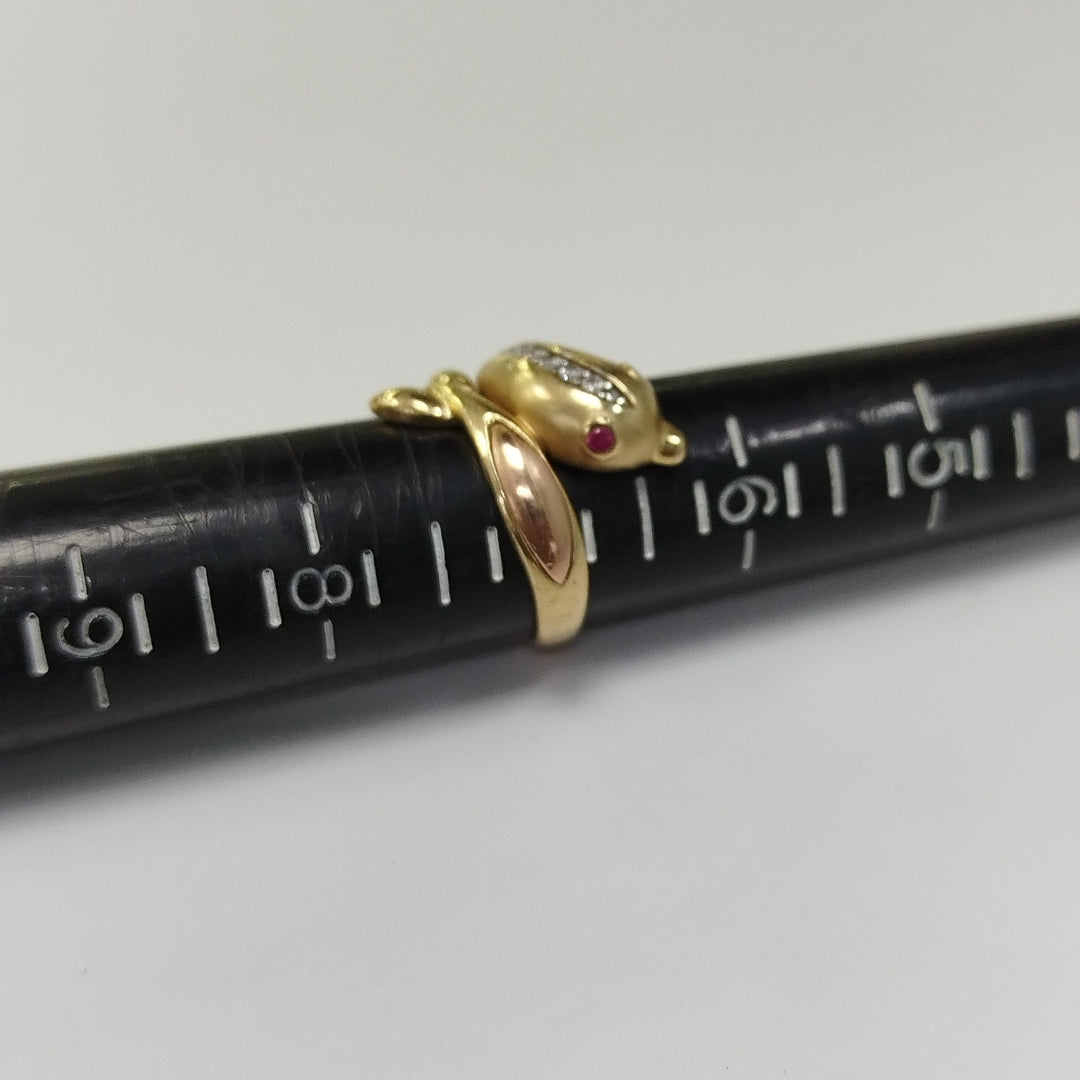 ANILLO ORO 14 K 4,40 GRMS (SEMINUEVO)