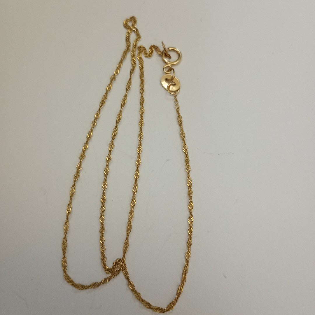 CADENA ORO 10 K 0,80 GRMS (SEMINUEVO)