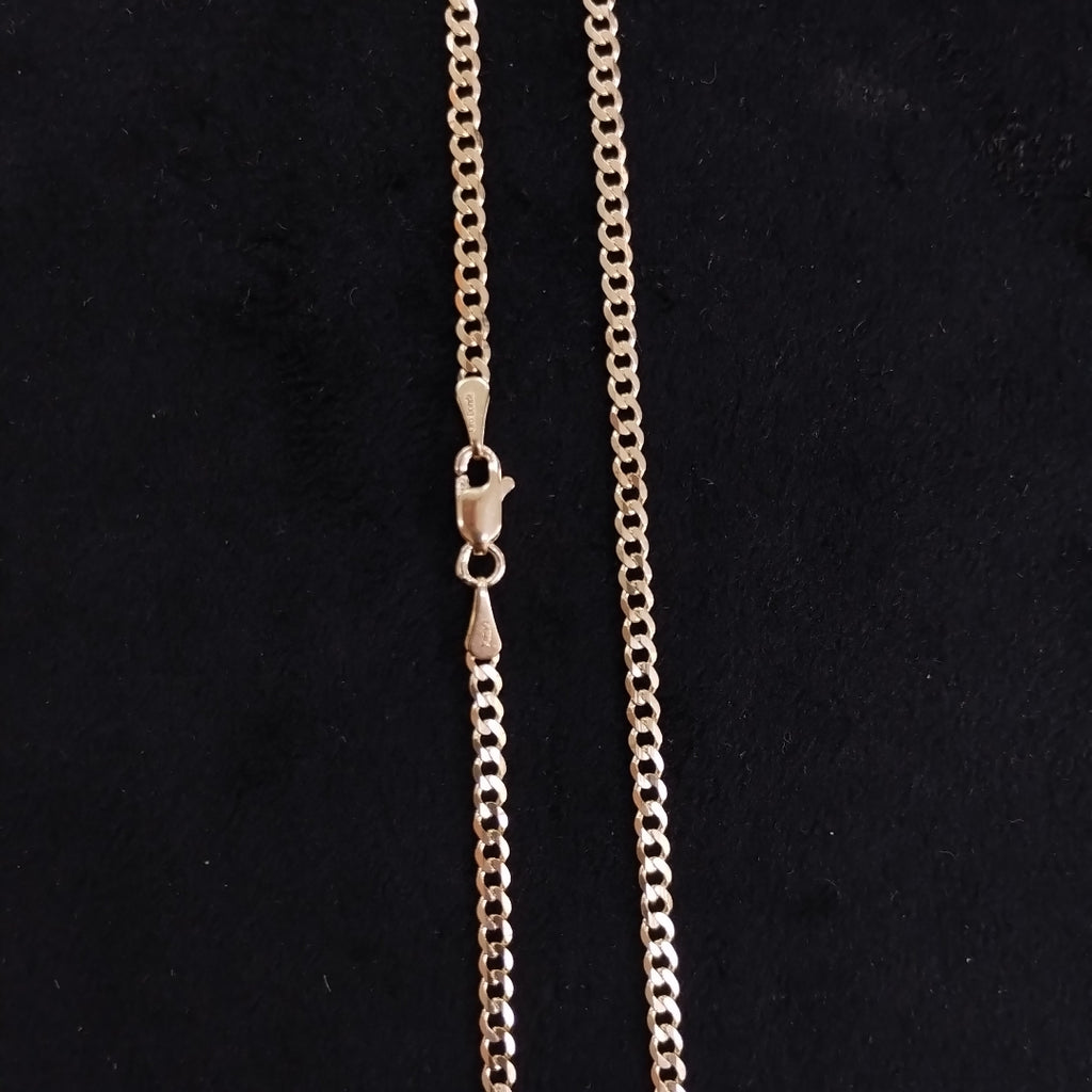 CADENA BARBADA 14K 60 CM 5.9 GR (NUEVO)