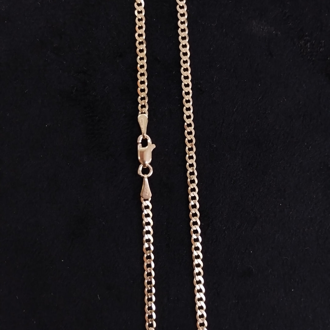 CADENA BARBADA 14K 60 CM 5.9 GR (NUEVO)