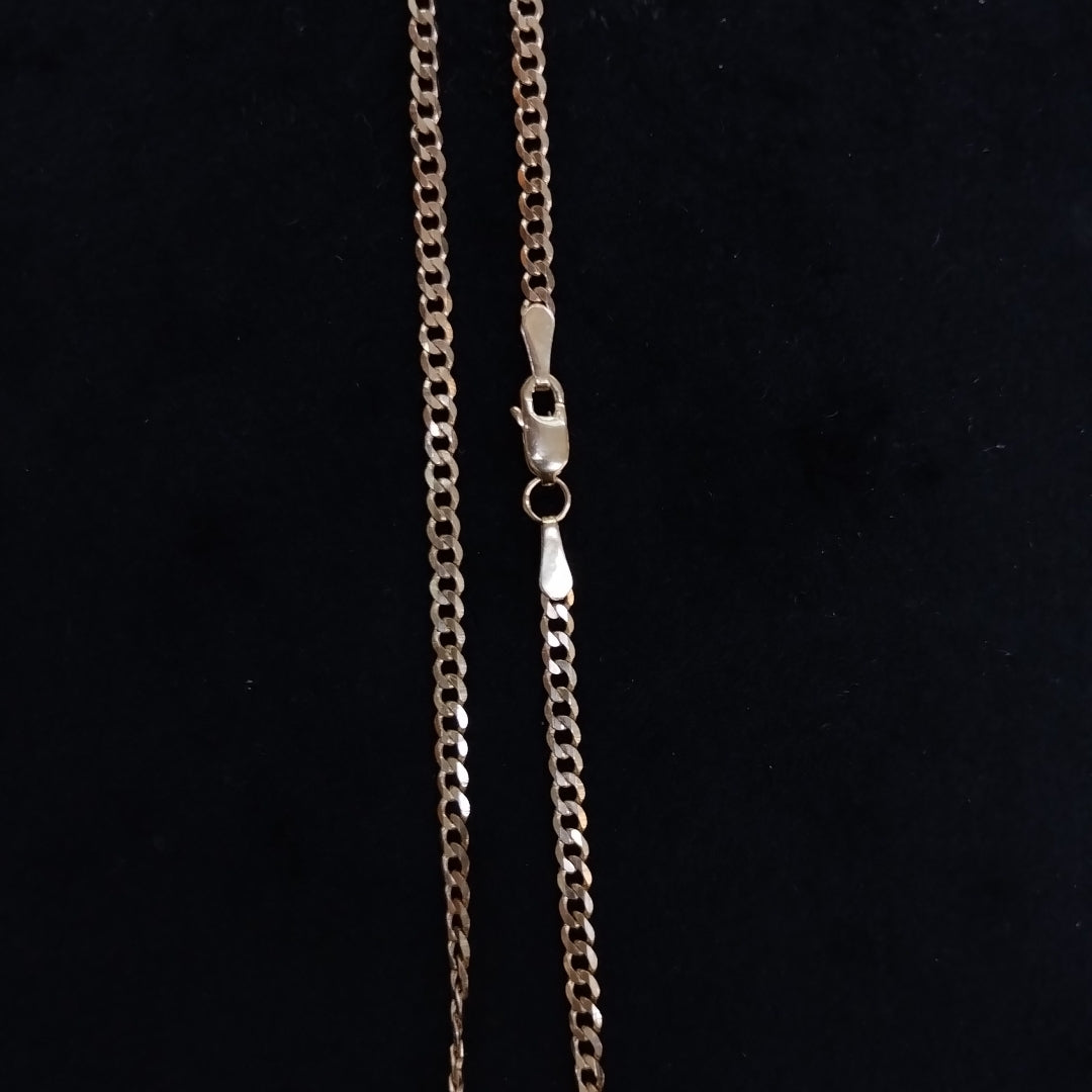 CADENA BARBADA 14K 55 CM 5.5 GR (NUEVO)