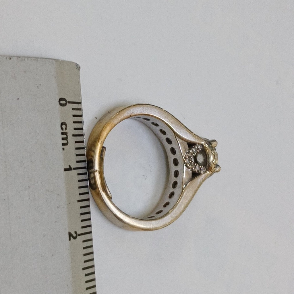 ANILLITO ORO, ORO BLANCO 14 K 6.1 GRMS (SEMINUEVO)