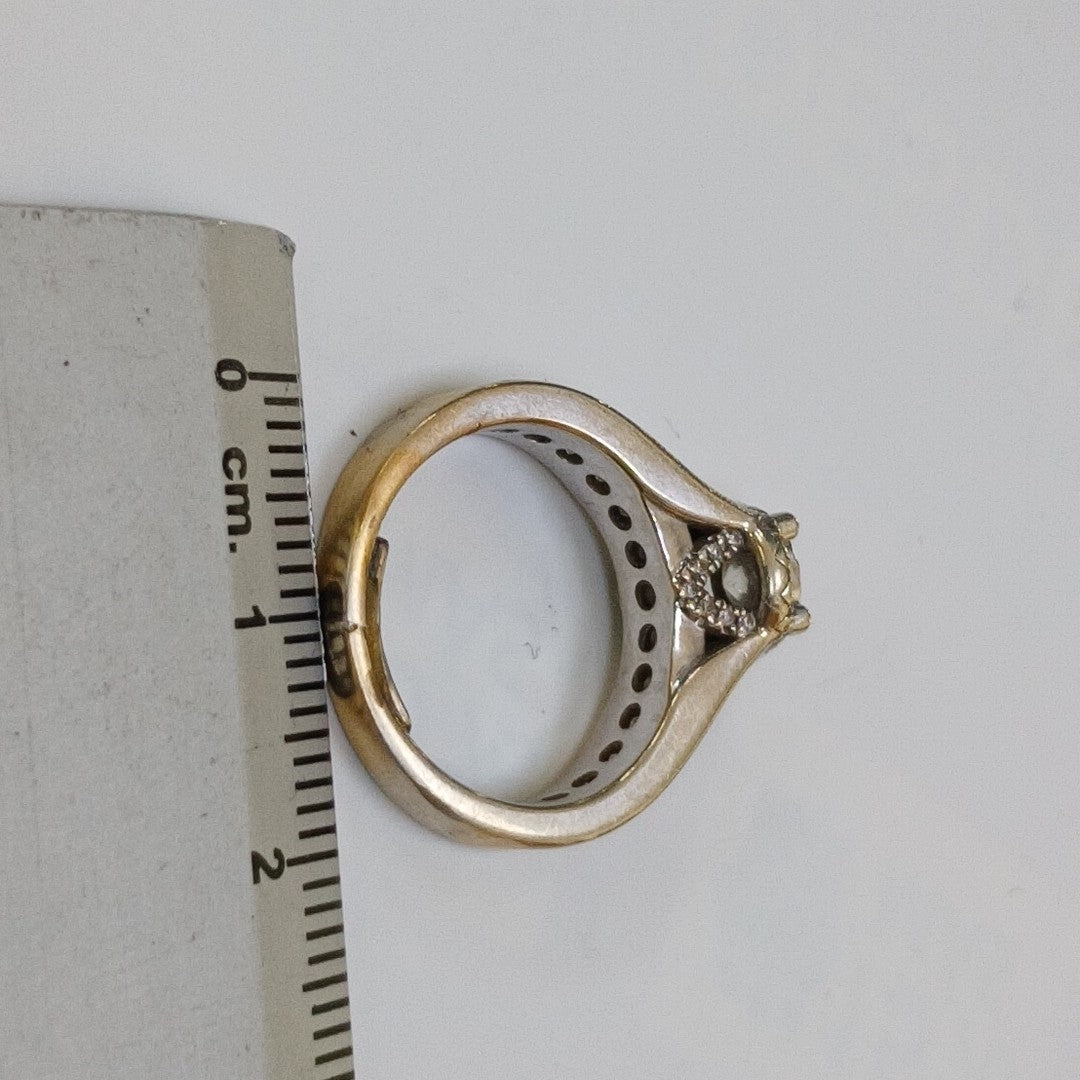 ANILLITO ORO, ORO BLANCO 14 K 6.1 GRMS (SEMINUEVO)