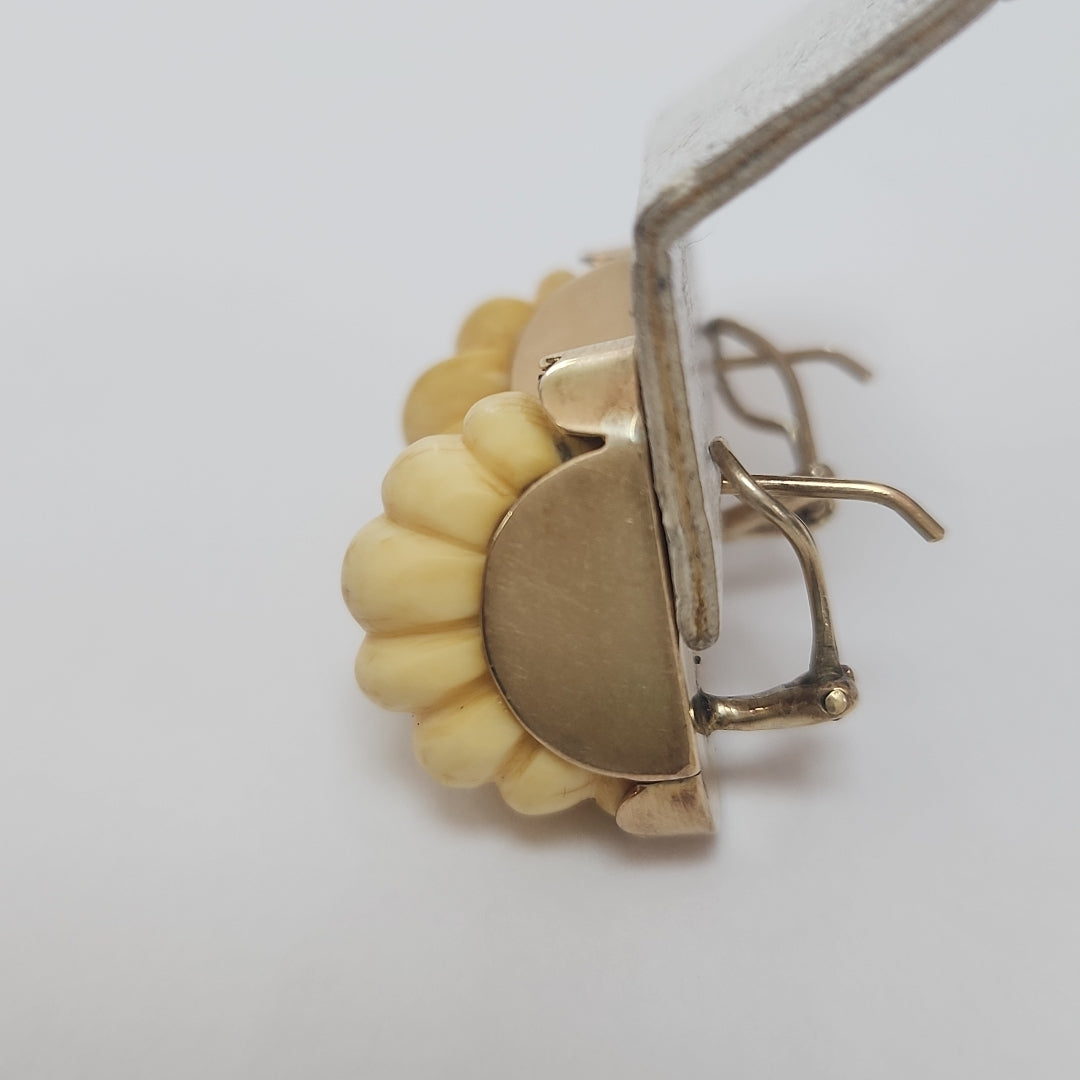ARETES PAR ORO 8 K 15,60 GRMS (SEMINUEVO)
