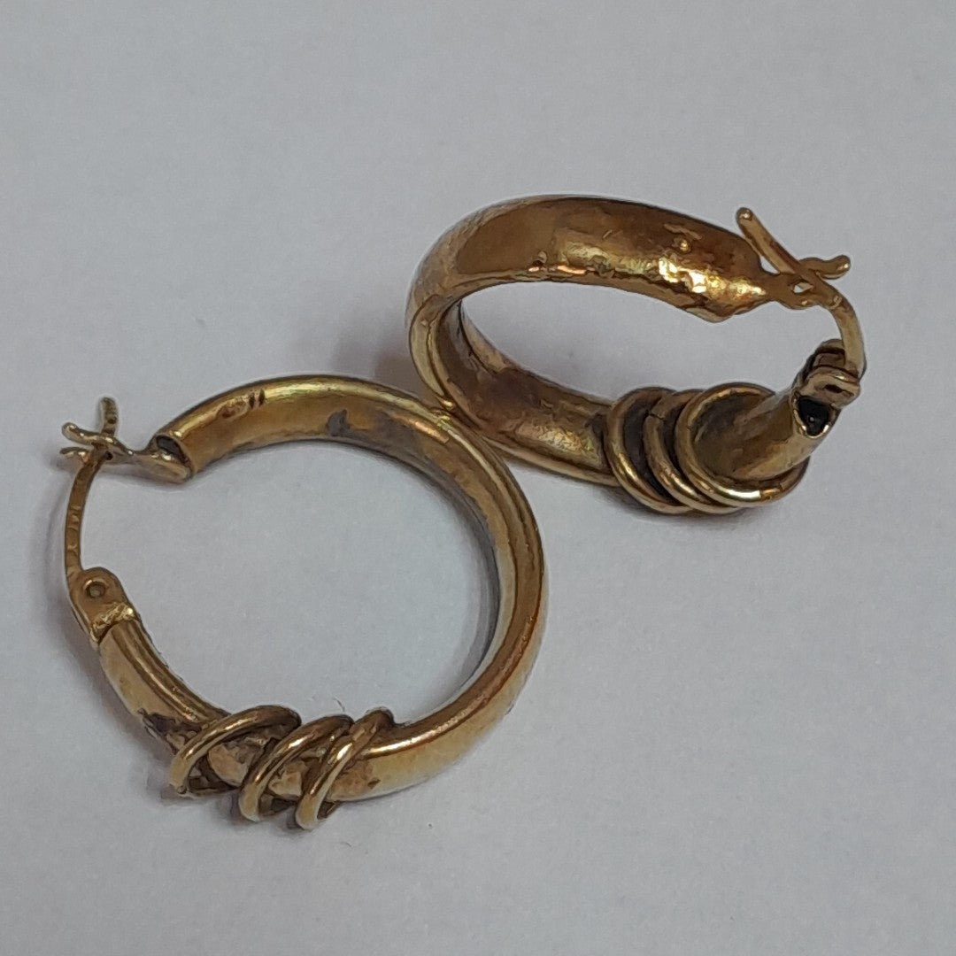 ARRACADAS PAR ORO 14 K 2,30 GRMS (SEMINUEVO)