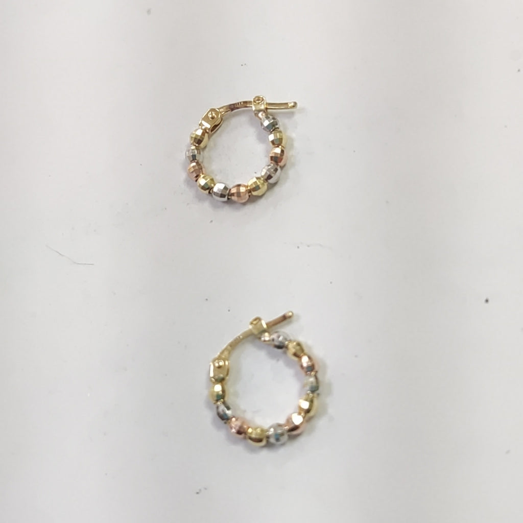 ARRACADAS PAR ORO 14 K 1,40 GRMS (SEMINUEVO)