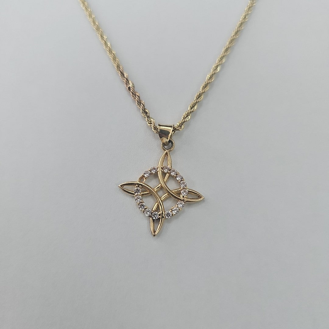 CADENA, DIJE ORO 10 K 3.7 GRMS (SEMINUEVO)