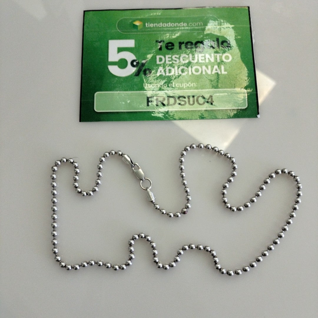CADENA PLATA 19,60 GRMS (SEMINUEVO)