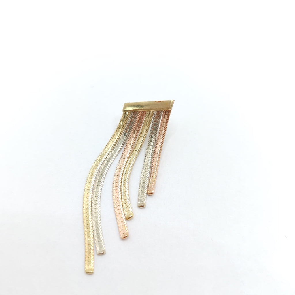 BROQUELES PAR ORO COMBINADO 10 K 4,30 GRMS (SEMINUEVO)