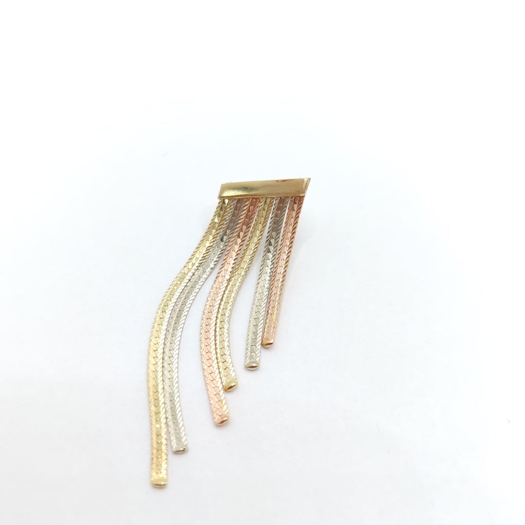 BROQUELES PAR ORO COMBINADO 10 K 4,30 GRMS (SEMINUEVO)