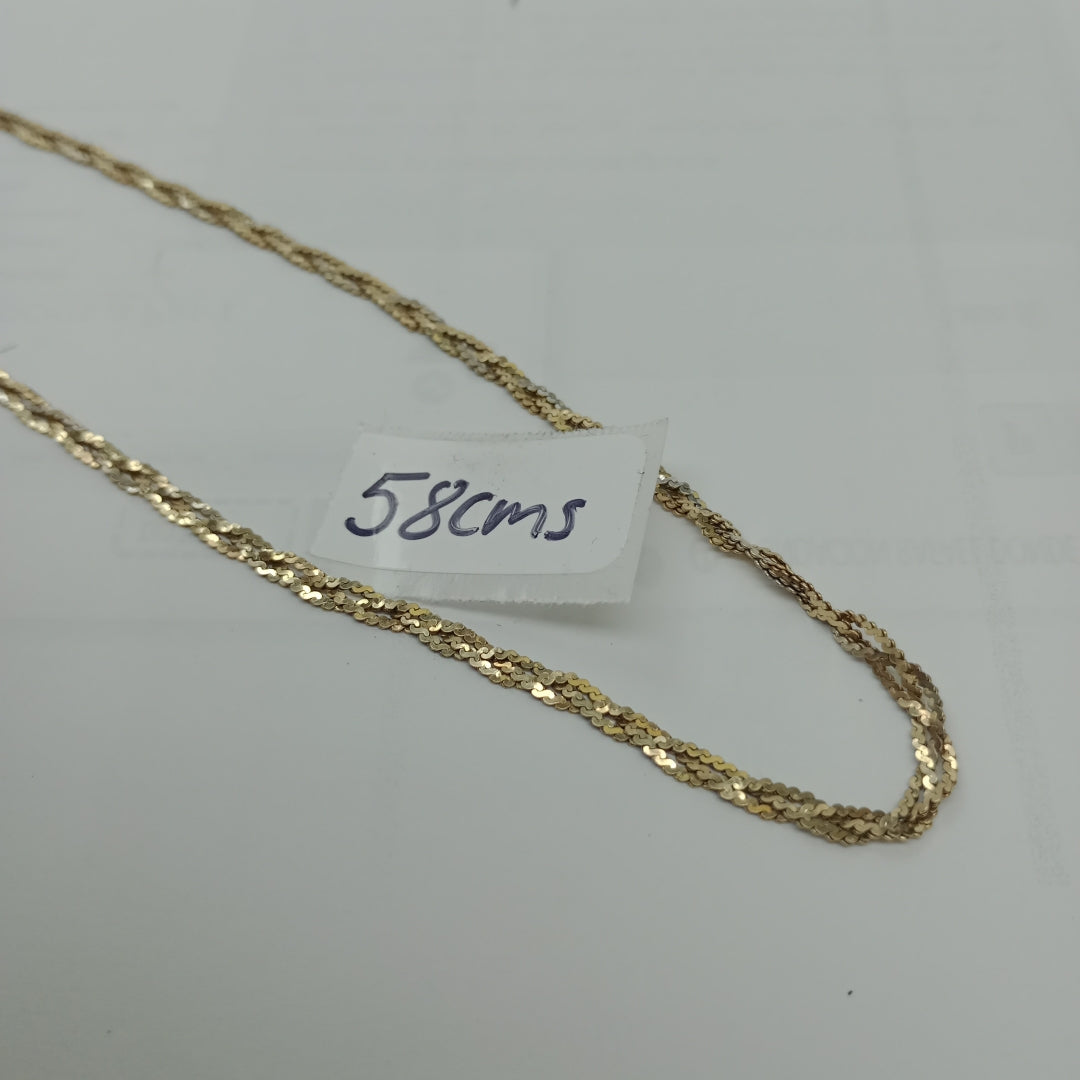 GARGANTILLA ORO 14 K 7,90 GRMS (SEMINUEVO)