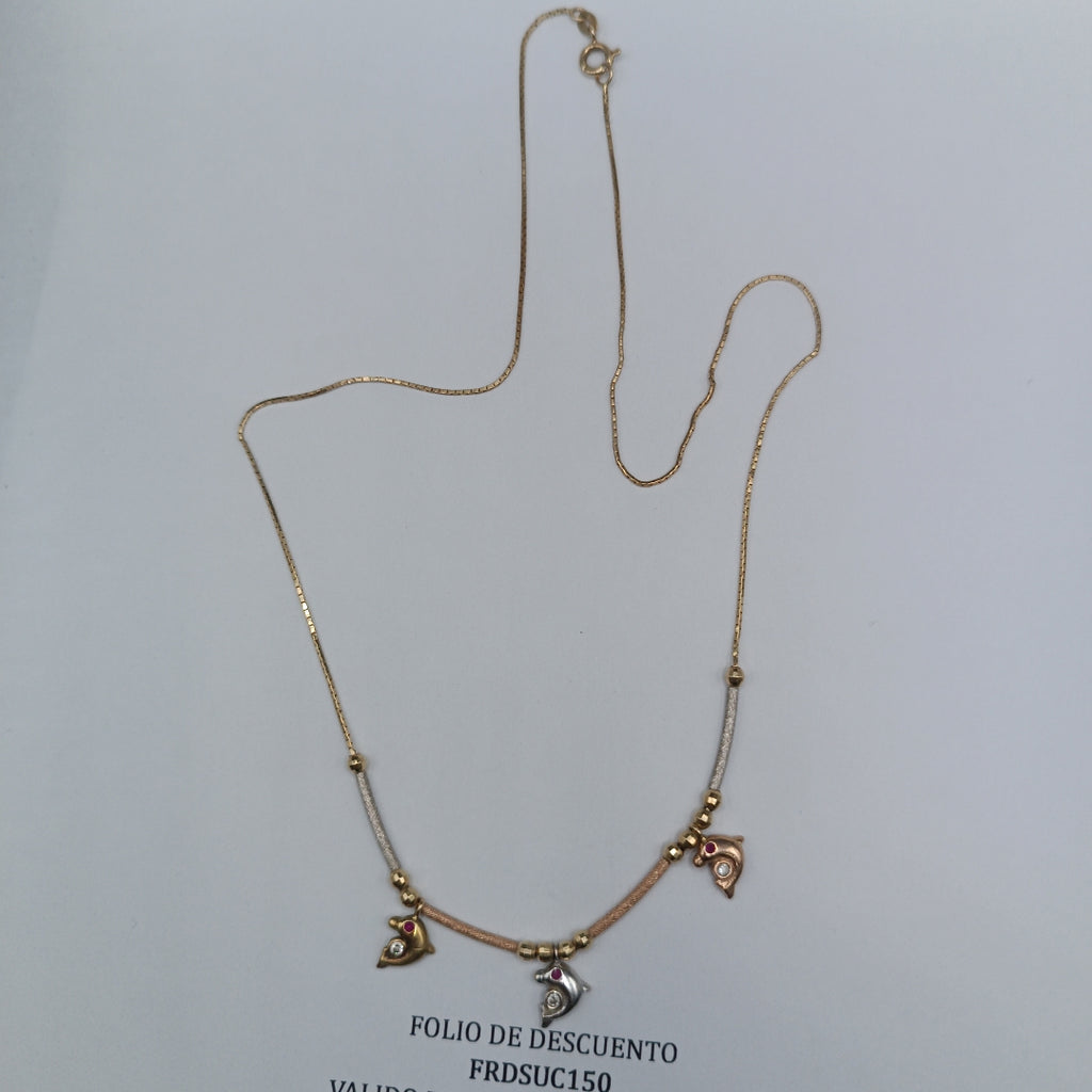 GARGANTILLA ORO 14 K 5.4 GRMS (SEMINUEVO)