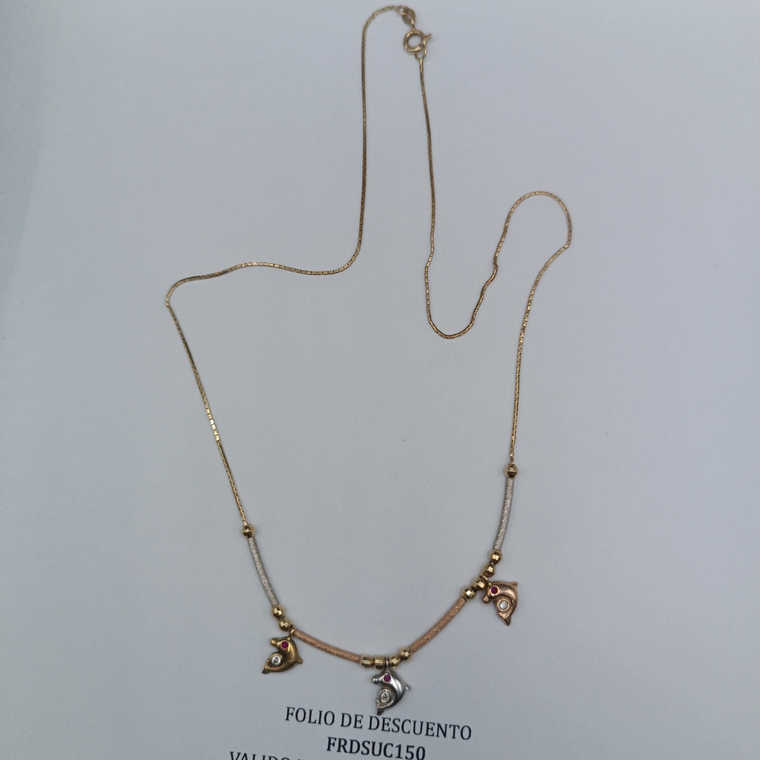 GARGANTILLA ORO 14 K 5.4 GRMS (SEMINUEVO)
