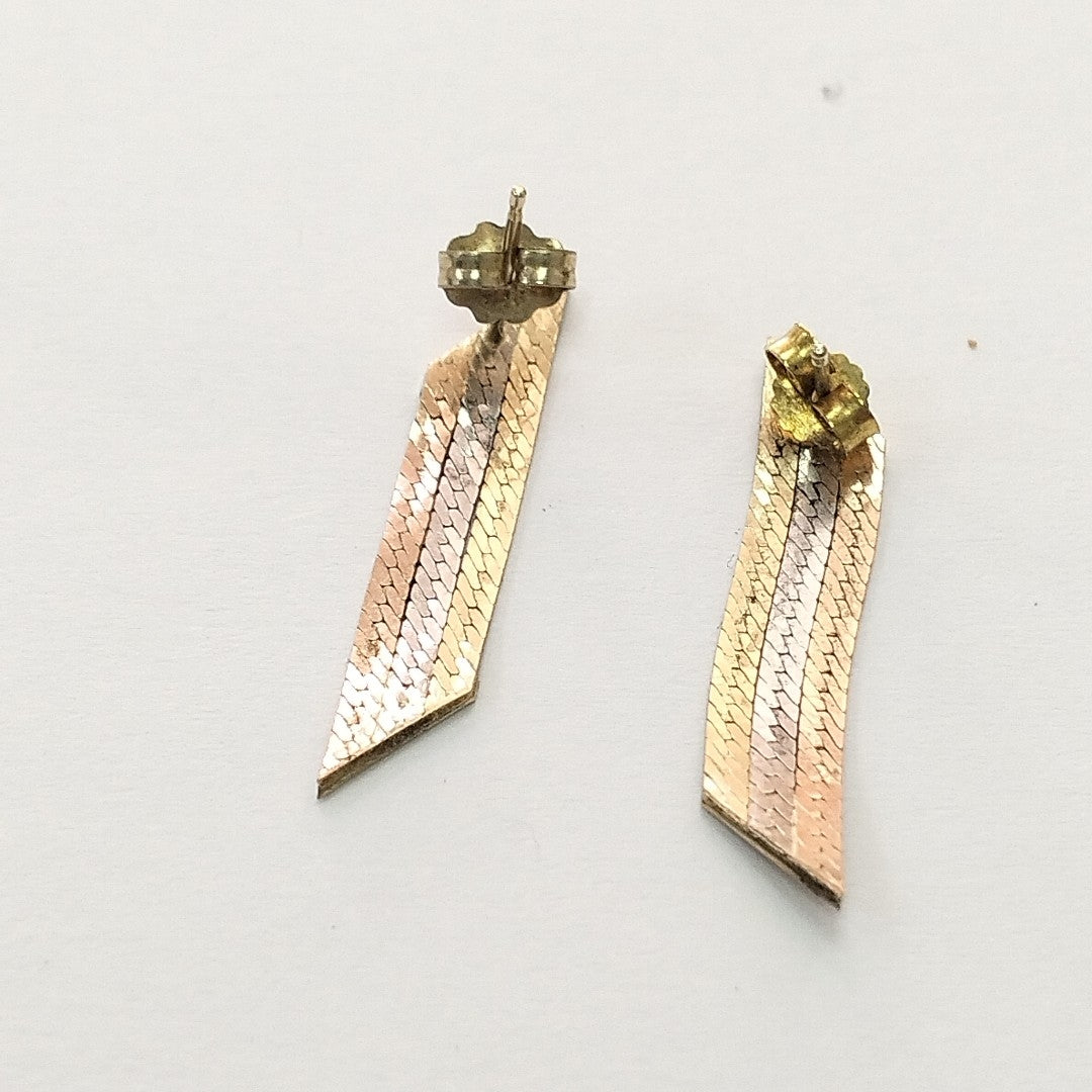 ARETES PAR ORO 10 K 1.3 GRMS (SEMINUEVO)