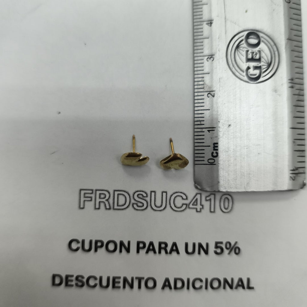 BROQUELES PAR ORO 10 K 0,50 GRMS (SEMINUEVO)