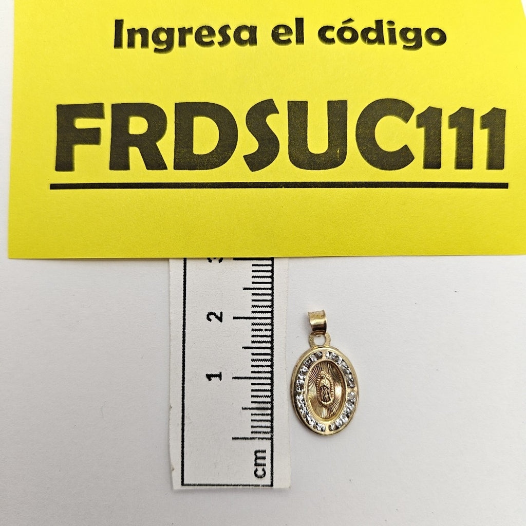 MEDALLA RELIGIOSA ORO 10 K 0,80 GRMS (SEMINUEVO)