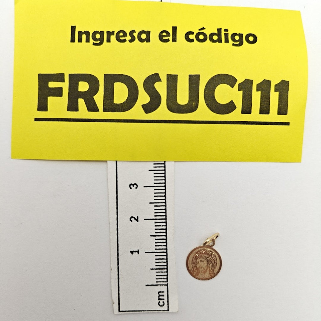 MEDALLA RELIGIOSA ORO 14 K 0,50 GRMS (SEMINUEVO)