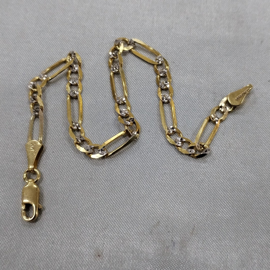 PULSERA 3X1 14K 18 CM 3.9 GR (NUEVO)