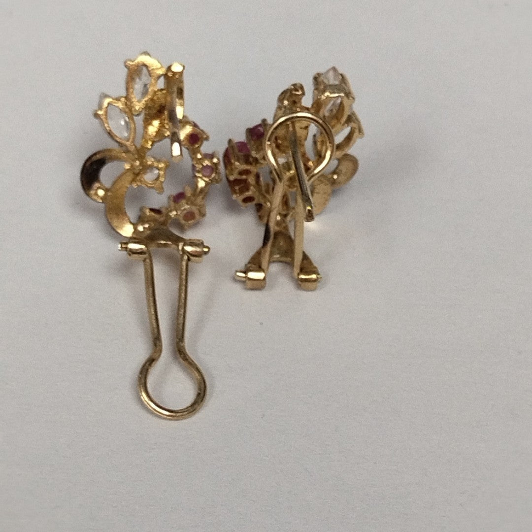 ARETES PAR ORO 10 K 3,50 GRMS (SEMINUEVO)