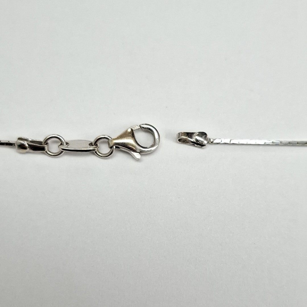 GARGANTILLA ORO, ORO BLANCO 14 K 4.7 GRMS (SEMINUEVO)