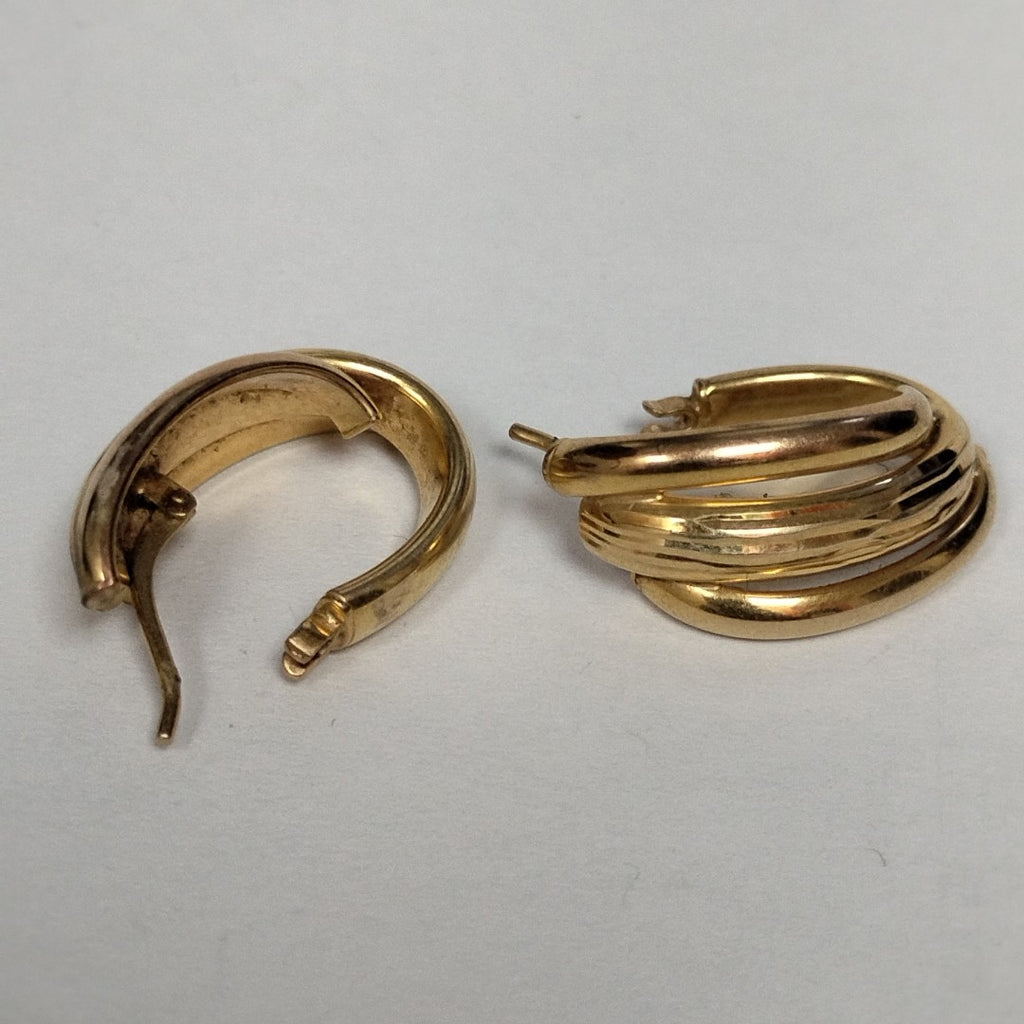 ARRACADAS PAR ORO 10 K 3,30 GRMS (SEMINUEVO)