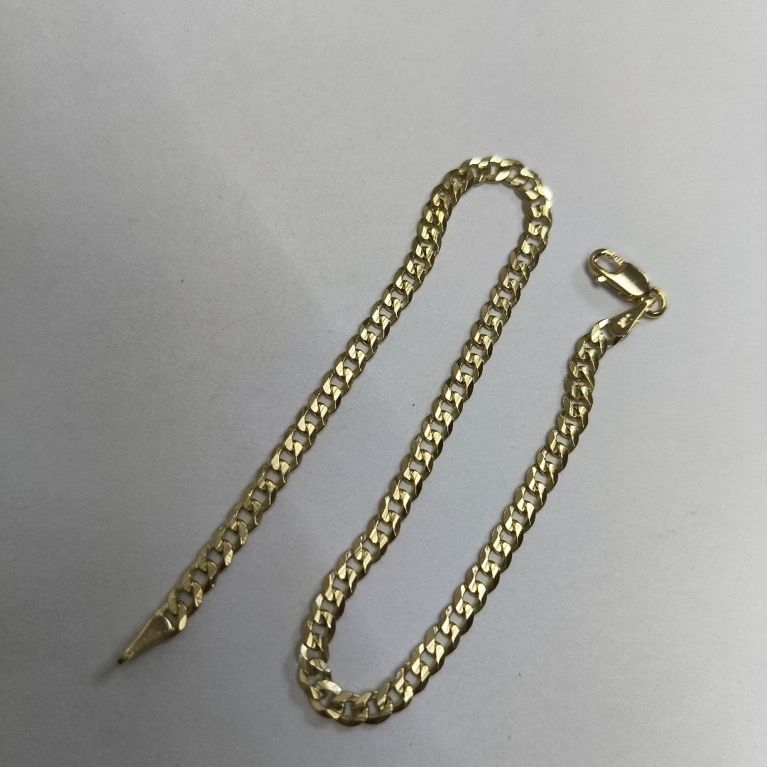 PULSERA BARBADA 14K 21 CM 3.8 GR (NUEVO)