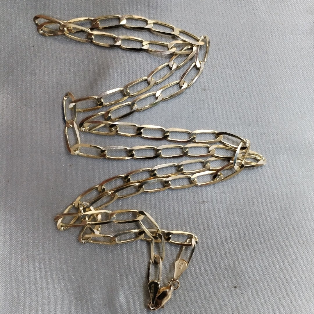 CADENA ESLABON 14K 60 CM 11.9 GR (NUEVO)