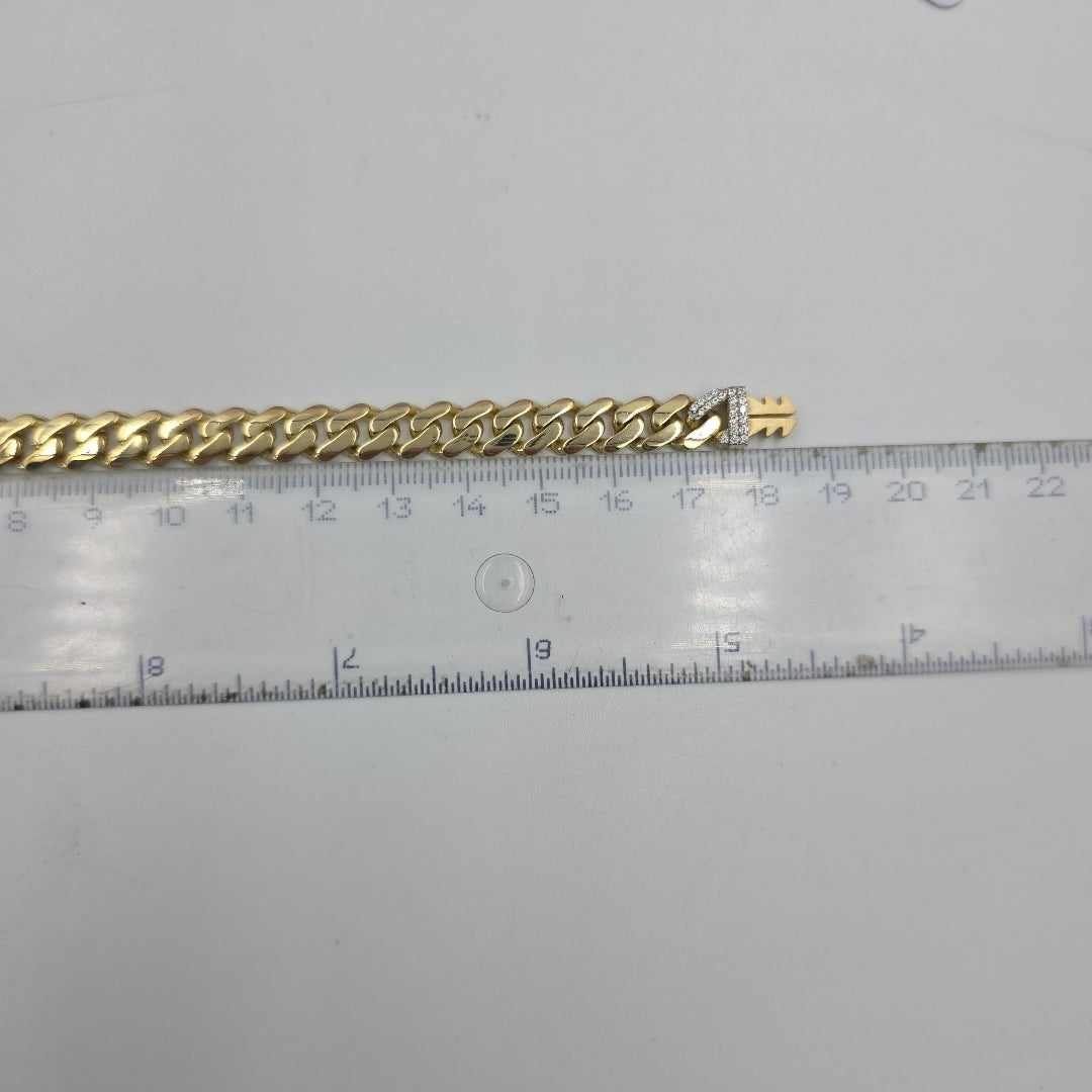 PULSERA MONACO ORO 10K 9.3 (NUEVO)