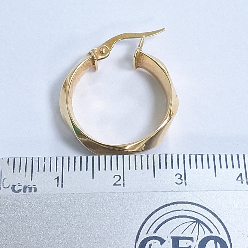 ARRACADAS PAR ORO 14 K 2.2 GRMS (SEMINUEVO)