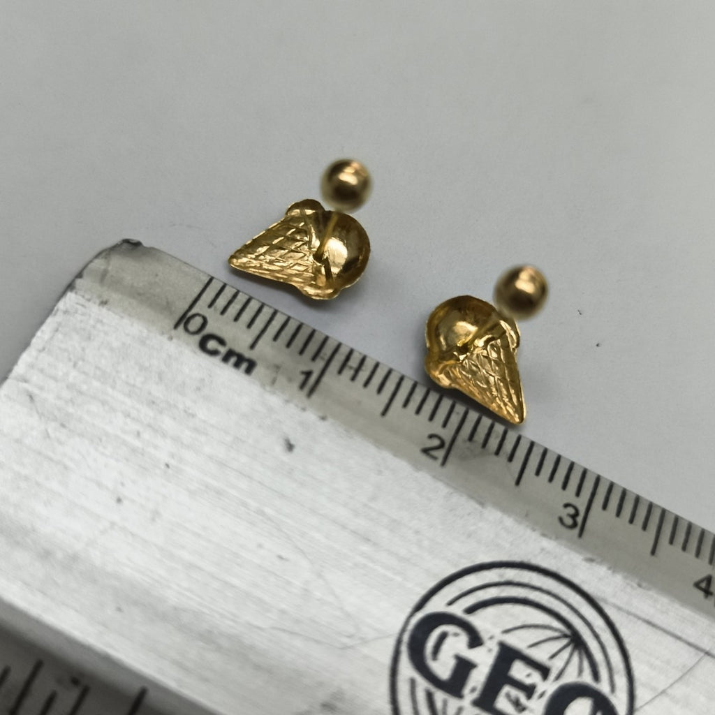 BROQUELES PAR ORO 10 K 0.4 GRMS (SEMINUEVO)