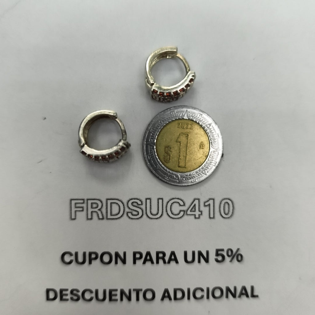 ARETES PAR PLATA 3.6 GRMS (SEMINUEVO)