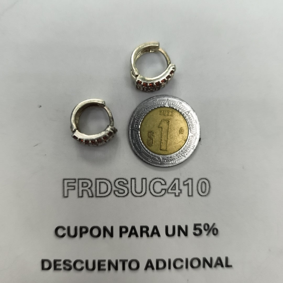 ARETES PAR PLATA 3.6 GRMS (SEMINUEVO)