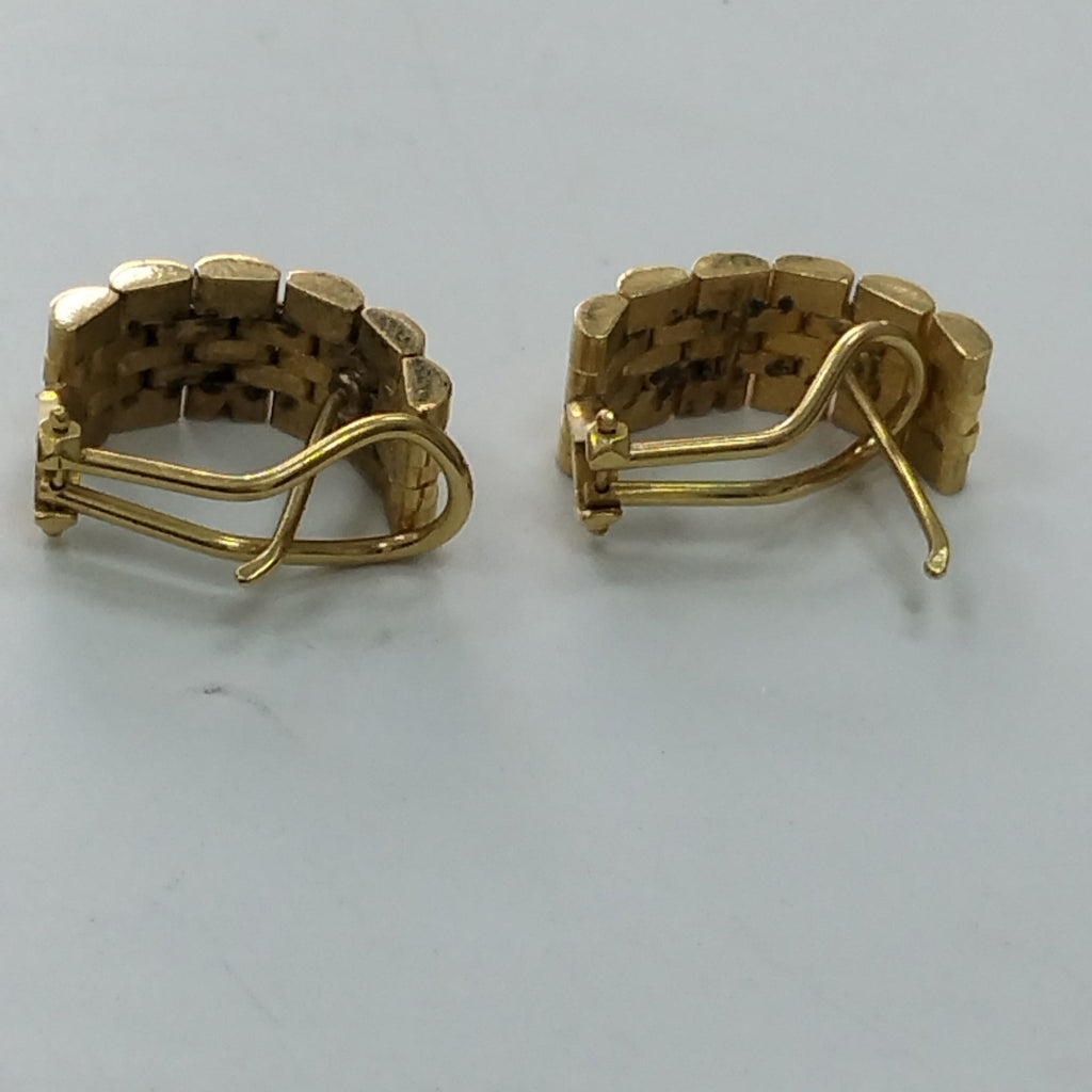 ARETES PAR ORO 18 K 12,80 GRMS (SEMINUEVO)