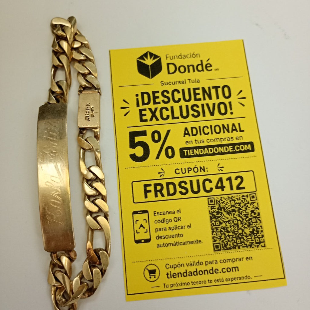 ESCLAVA ORO 10 K 29.2 GRMS (SEMINUEVO)