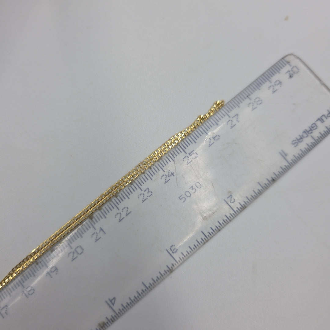 CADENAS BARBADA AMARILLA ORO 14K 2.1 (NUEVO)