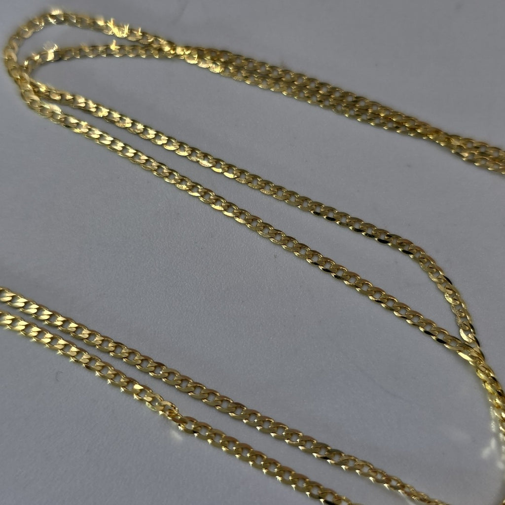 CADENAS BARBADA AMARILLA ORO 14K 2.2 (NUEVO)