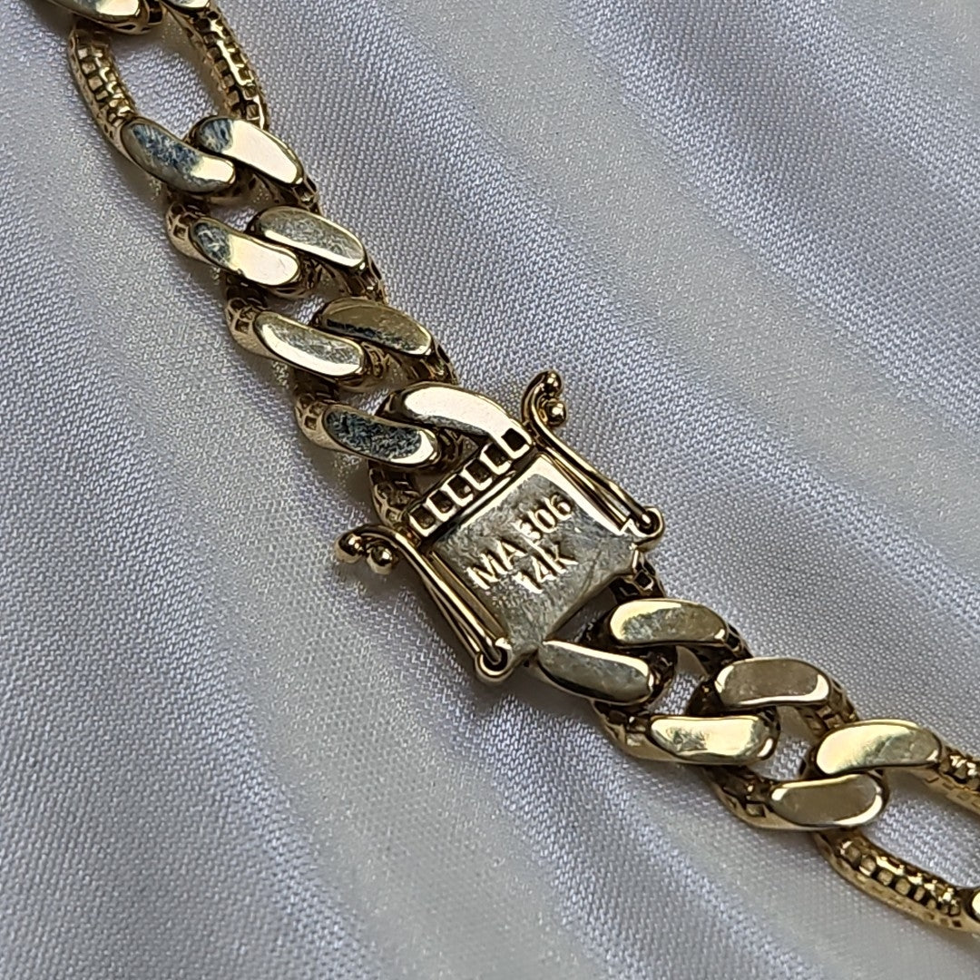 CADENAS CARTIER 3 1 AMARILLA ORO 14K 32.3 (NUEVO)