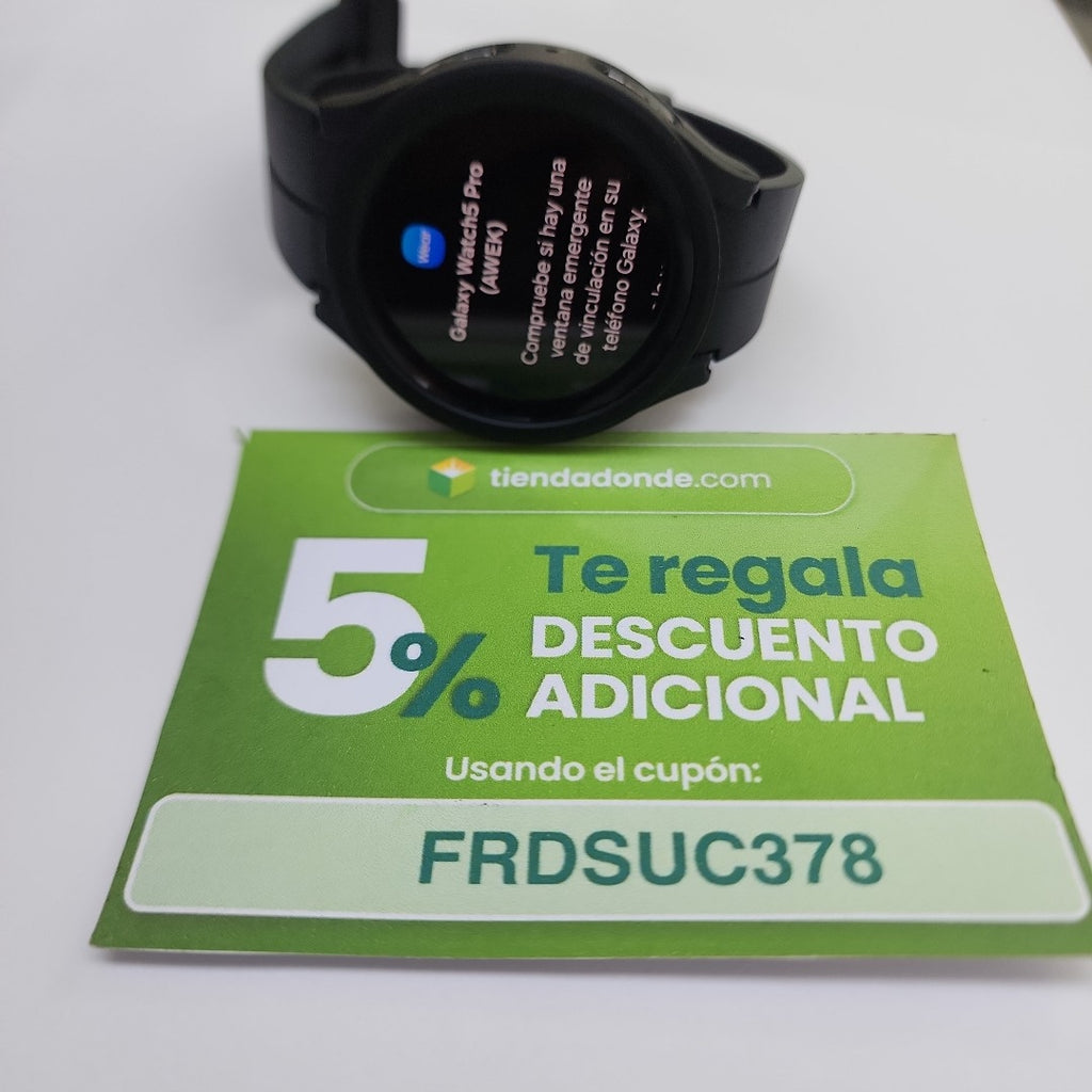 SMARTWATCH SAMSUNG GALAXY WATCH 5 PRO SM-R920 45 MM GPS (SEMINUEVO)